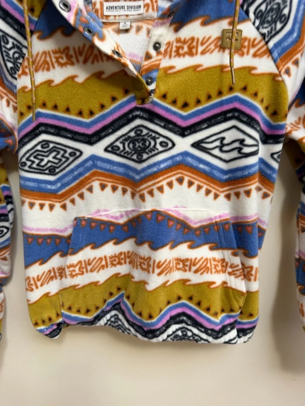 Billabong Adventure Division Aztec Fleece Pullover Hoodie